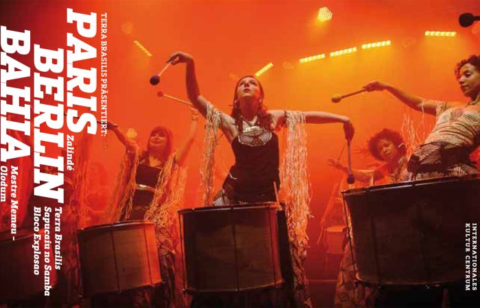 Paris Bahia Berlin Flyer Konzert in der Ufafabrik in Berlin